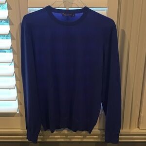 Men's Purple Label Ralph Lauren Blue Cashmere Sweater